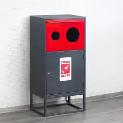 Контейнер для раздельного сбора отходов КРС-800-1 СТЕКЛО