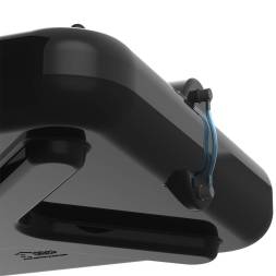 Бак пластиковый душевой с подогревом и уровнемером «РОСА», 200 л, черный [DRS200S112]