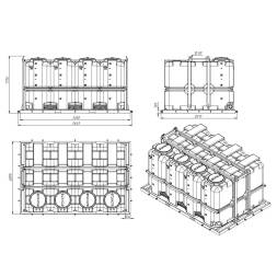 Кассета ST 8000 л (4х2000)