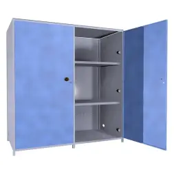 Шкаф для аккумуляторов ШМА-03 1520x740x1600 мм Синий