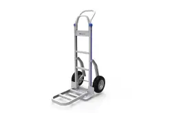 Тележка алюминиевая 2-х колесная с откидной полкой FW-88А
