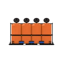 Кассета ST 8000 л (4х2000) под плотность до 1,2 г/см3 с откидной крышкой оранжевая