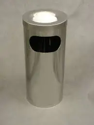 Урна-пепельница Н-310, пол/шлифов, 310х700 мм, 27 л