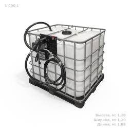 Мини АЗС &quot;Еврокуб&quot; Китай ACFD 60 - раздаточная колонка со счетчиком (корпус открытый)