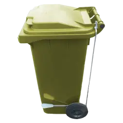 Мусорный контейнер 120л. на 2 колесах с педалью арт. 23.C21