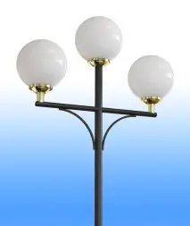 Стальной фонарный столб Т-17-3 со светильниками 6,161 м