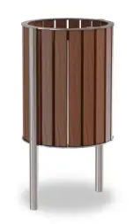Урна уличная круглая «Палермо натур»