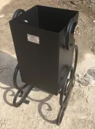 Уличная урна для мусора «Валюта без крышки»