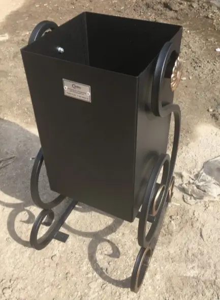 Уличная урна для мусора «Валюта без крышки»