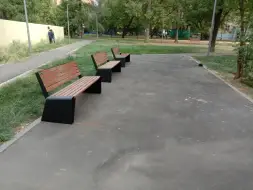 Скамейка стальная «Энигма» 2,0 м