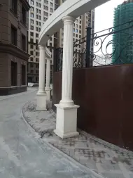 Полуротонда тип 7, 24 колонны, диаметр 20400 мм Высота: 3900 мм, с каннелюрами, с тумбой