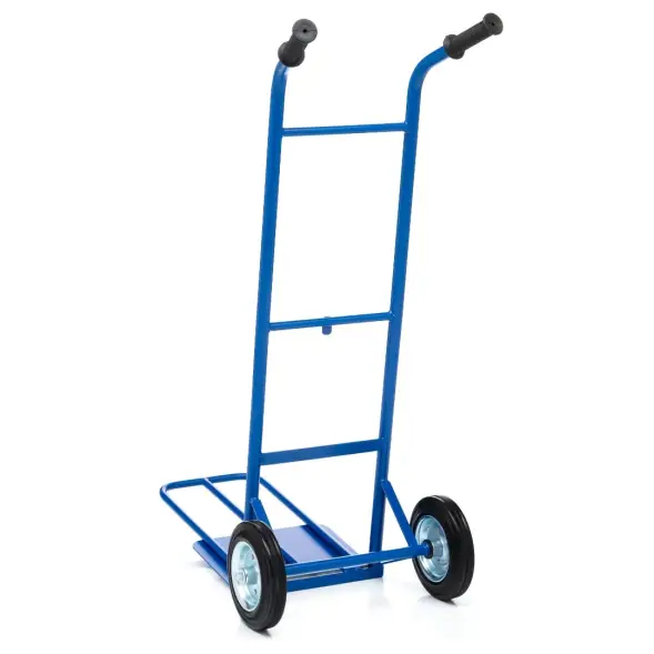 Тележка грузовая Стелла-техник КГ-150-200-И с откидной полкой, грузоподъемность 150 кг