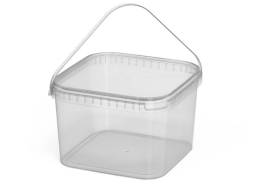Ведро пластиковое с крышкой, 3.5 л [4132]
