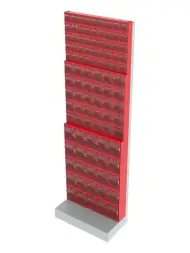 Стойка напольная Стелла-техник 405-05-05-05 (610х325х1850)