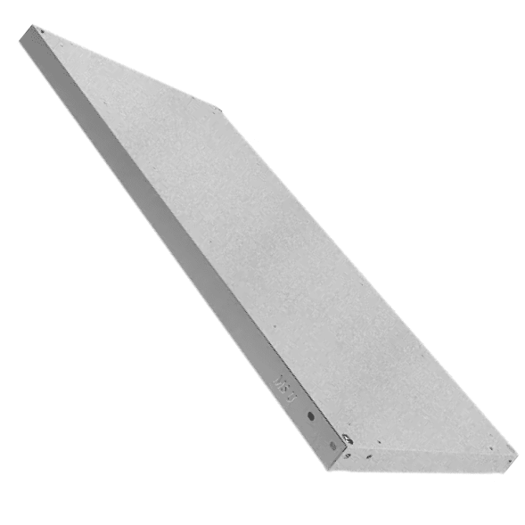 Полка металлическая для стеллажей Практик MS U 150х80, 1500x800 мм, серебристый [S24799307458]