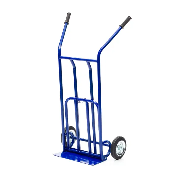 Тележка грузовая Стелла-техник КГ-200-200-И с откидной полкой, грузоподъемность 200 кг