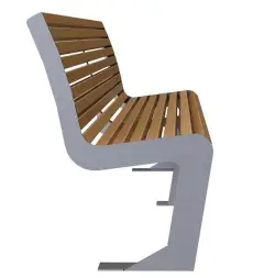 Скамейка стальная «Мадрид» 0,6 м (кресло)