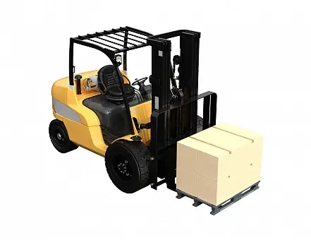 Легкий перфорированный пластиковый поддон 1200х800х150 с тремя полозьями