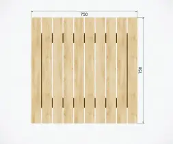 Столик «Eco lounge» Столик 75х75х30 лиственница