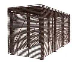 Контейнерная площадка для ТБО «МАФ - 6» без хозблока 9,5 м (на 6 контейнеров)