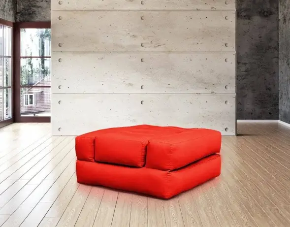 Кресло-матрас Кубис Бостон красный