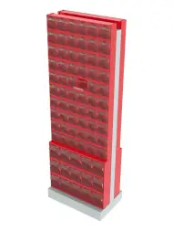 Стойка двусторонняя напольная Стелла-техник 406-00-10-03 (600х380х1650)