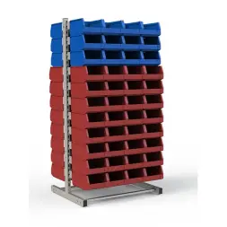 Стеллаж двусторонний №116 (1835х950х760)