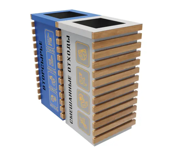 Урна для раздельного сбора мусора «Титания»