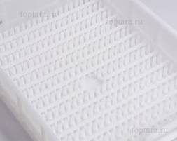 Ящик пластиковый для гидропонной выгонки цветов без клапана, 600х400х190 мм, белый [600400190-06]