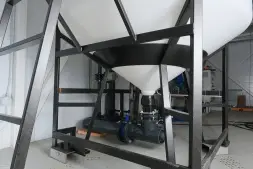 Емкость ЦКТ 3000 л с патрубком 110мм с фланцем под плотность до 1,5 г/см³ белая