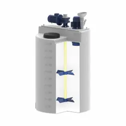 Установка для приготовления флокулянта для емкости дозировочной 500л