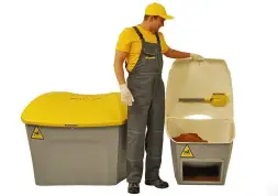 Ящик для песка Boxsand 0,25 м3 (250 литров) серый асфальт