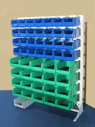 Стойка с пластиковыми ящиками Стелла-техник C1-00-04-04