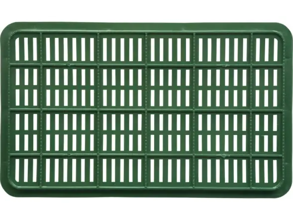 Ящик пластиковый перфорированный, 500x300x264 мм, 39,6 л, зеленый [112]
