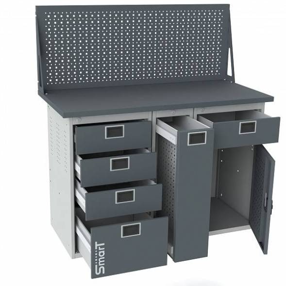 Верстак ДВК SMART 1280.4.P.1-1.d