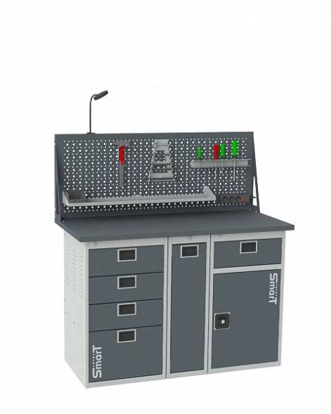 Верстак ДВК SMART 1280.4.P.1-1.d