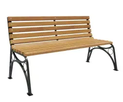 Скамейка стальная «Бульвар» без подлокотников 3,0 м (3 опоры)