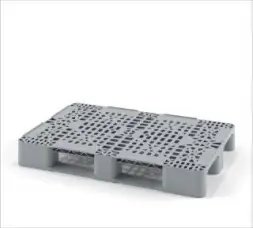 Универсальный перфорированный пластиковый поддон 1200х800 на двух полозьях