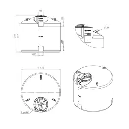 Емкость R TOR 2000л