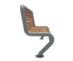 Скамейка стальная «Яуза В 1.1» 1,2 м