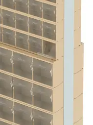 Стойка бежевая двусторонняя напольная Стелла-техник 406-09-08-00-B