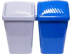 Система многофункциональная для уборки и отходов, 36л, серый, синий