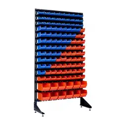Стеллаж с пластиковыми ящиками 1801-3/9/2 О-S