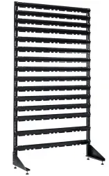 Стеллаж с пластиковыми ящиками 1801-3/9/2 О-S