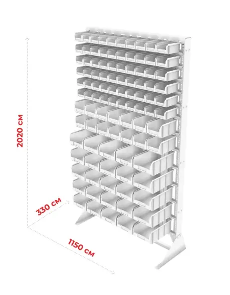 Стойка 1150х2020 Стелла-техник В1-06-02-05 односторонняя
