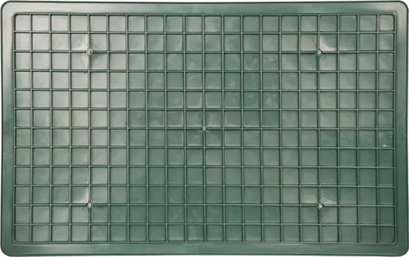 Крышка пластиковая для ящика сплошная, 740х465х25 мм, зеленый [404-К]