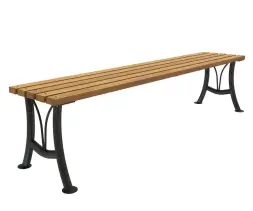 Банкетка стальная «Бриз» 3,0 м (3 опоры)