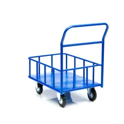 Тележка платформенная Стелла-техник КПБ-300-150-И, с бортом, 600х900мм