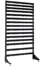 Стеллаж с пластиковыми ящиками 1801-3/9/2 CH-Kombo