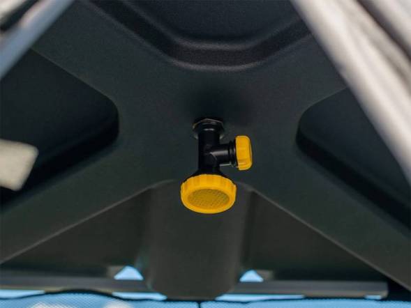 Бак пластиковый для душа с подогревом, 250 л, черный [Б-250]